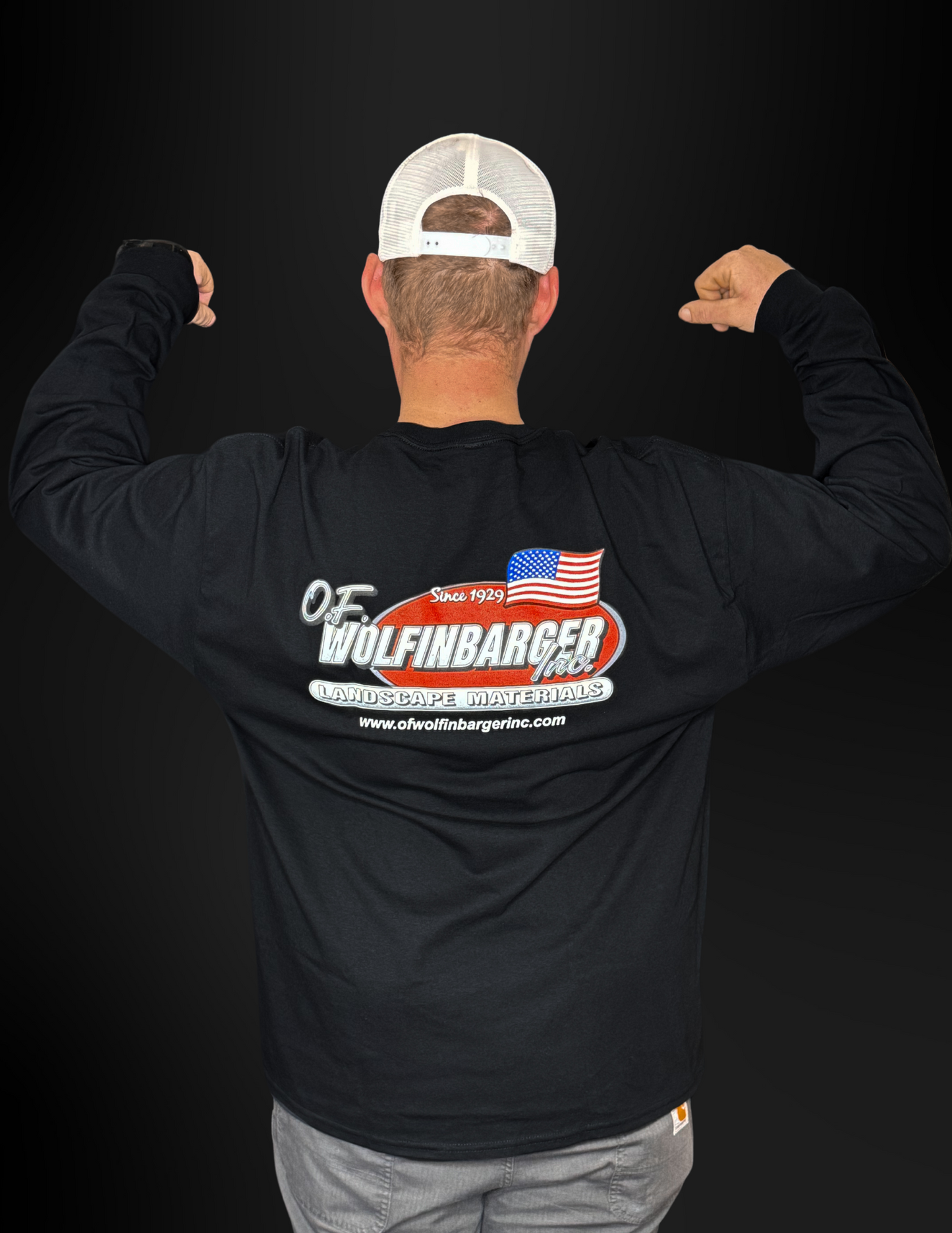 O.F. Wolfinbarger Black Long sleeve