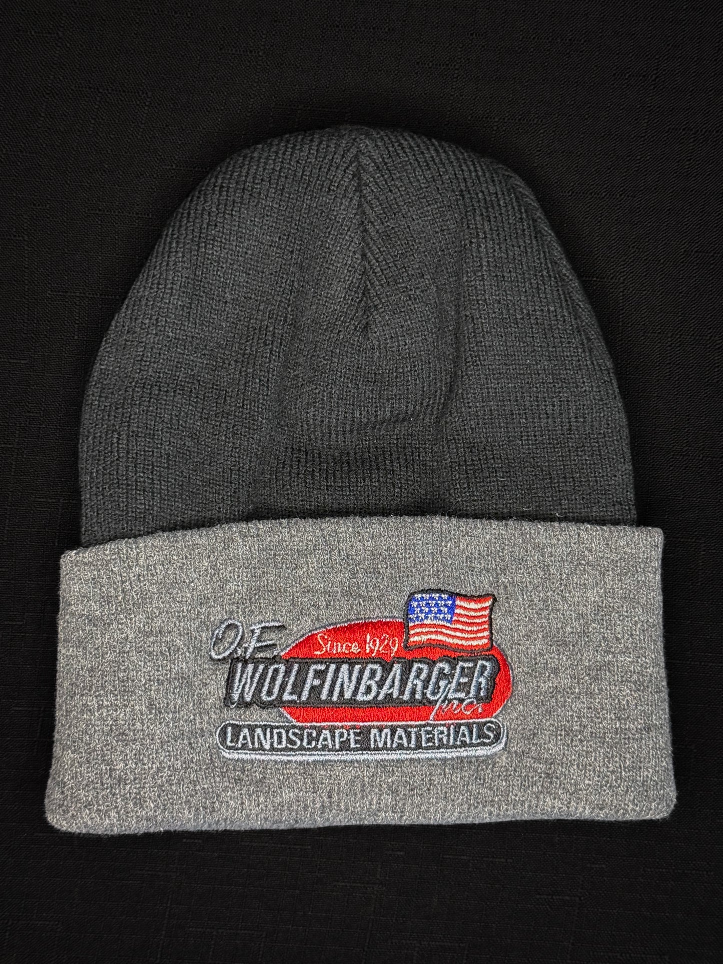 Gray Wolfinbarger Beanie