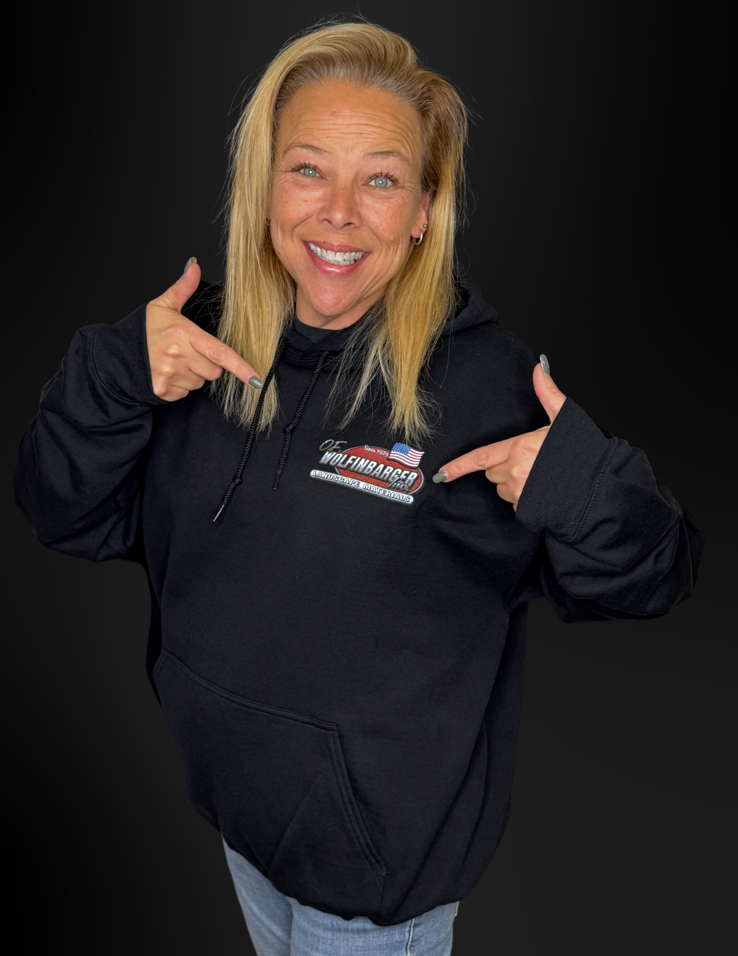 O.F. Wolfinbarger Black Hoodie