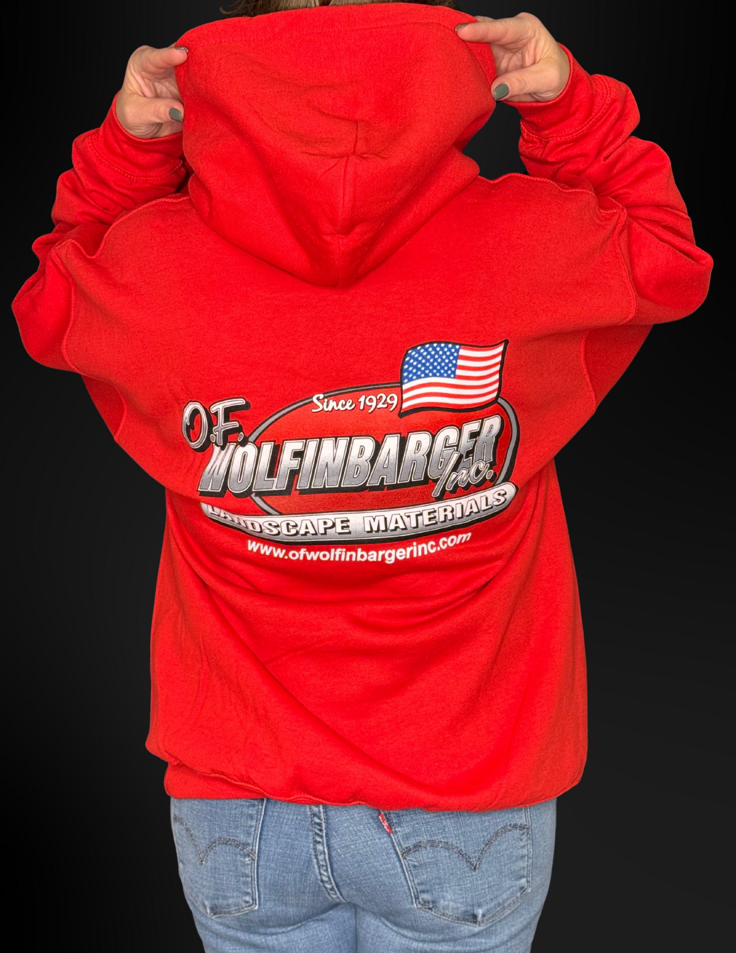 O.F. Wolfinbarger Red Hoodie