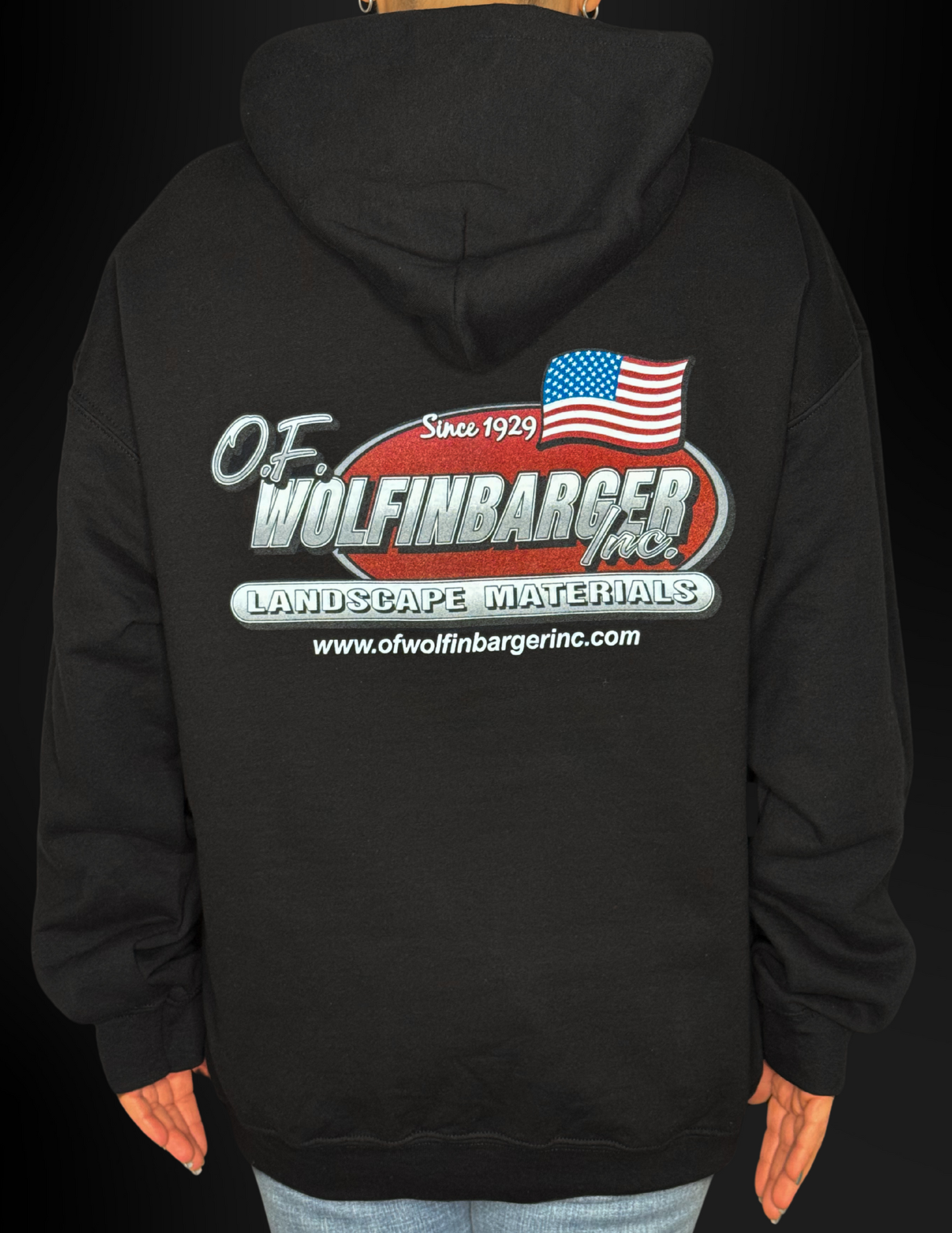 O.F. Wolfinbarger Black Hoodie