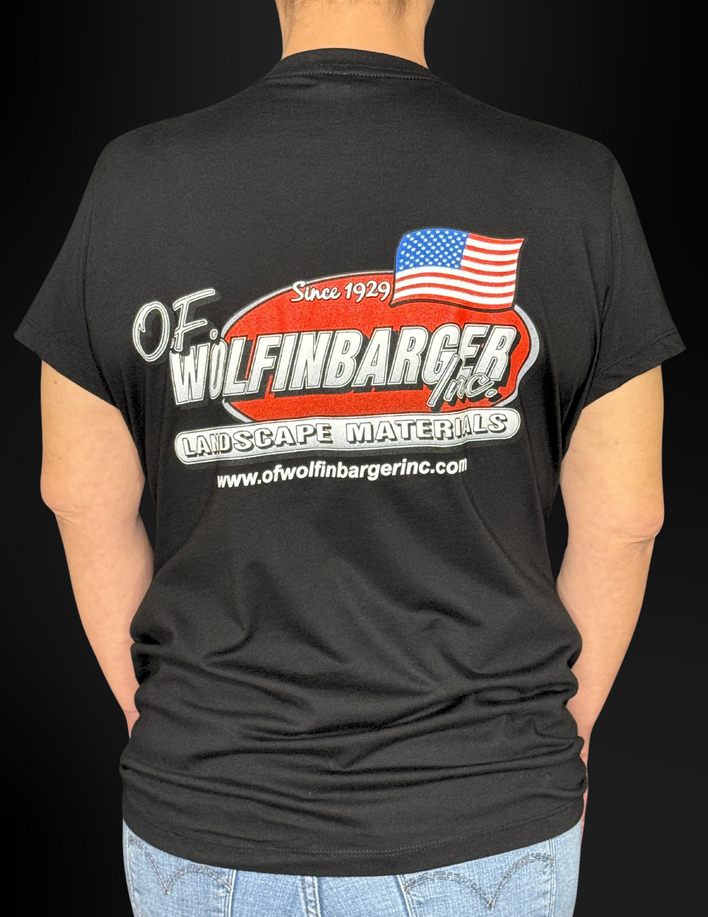 Women's Black V-Neck