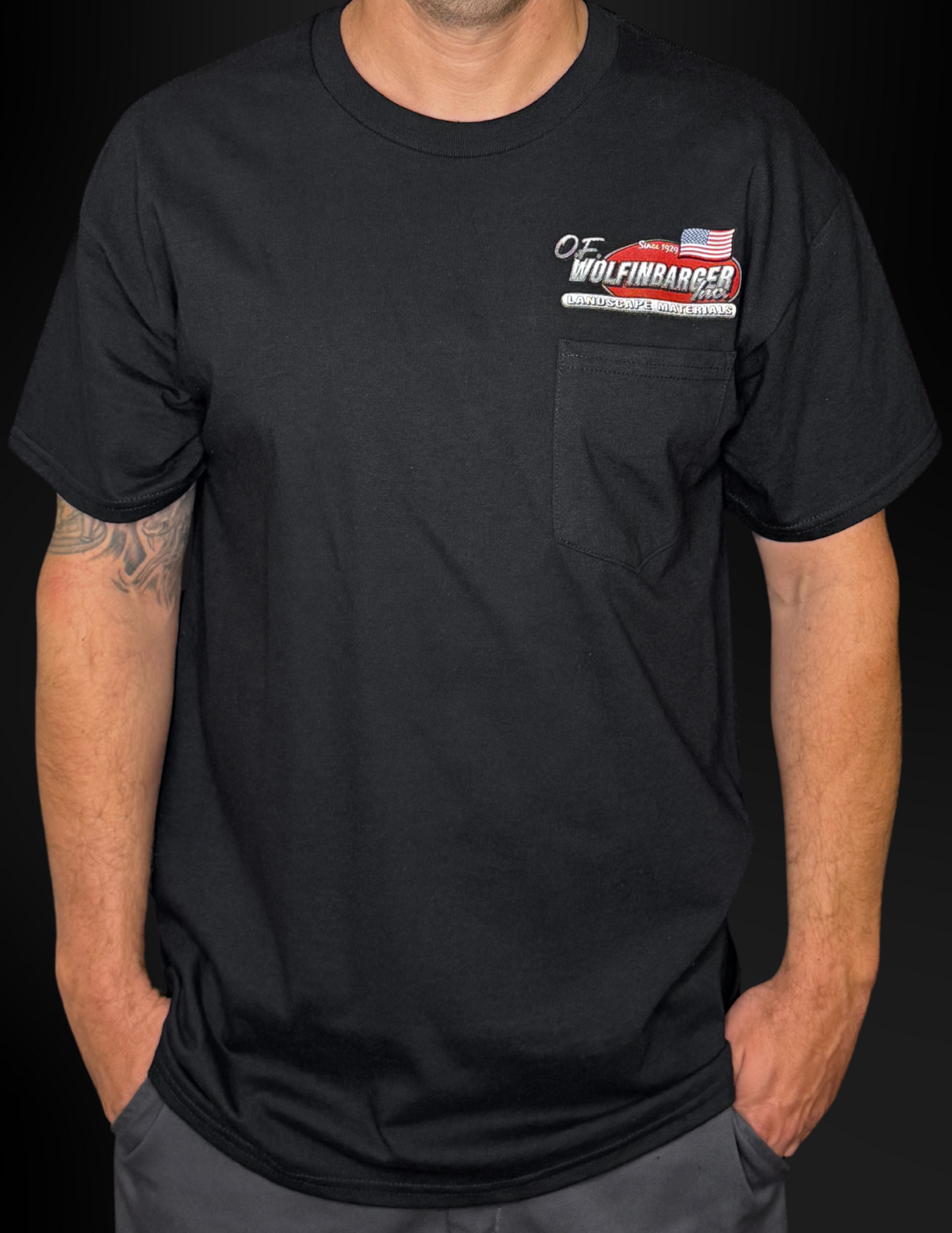 O.F. Wolfinbarger Black T-Shirt