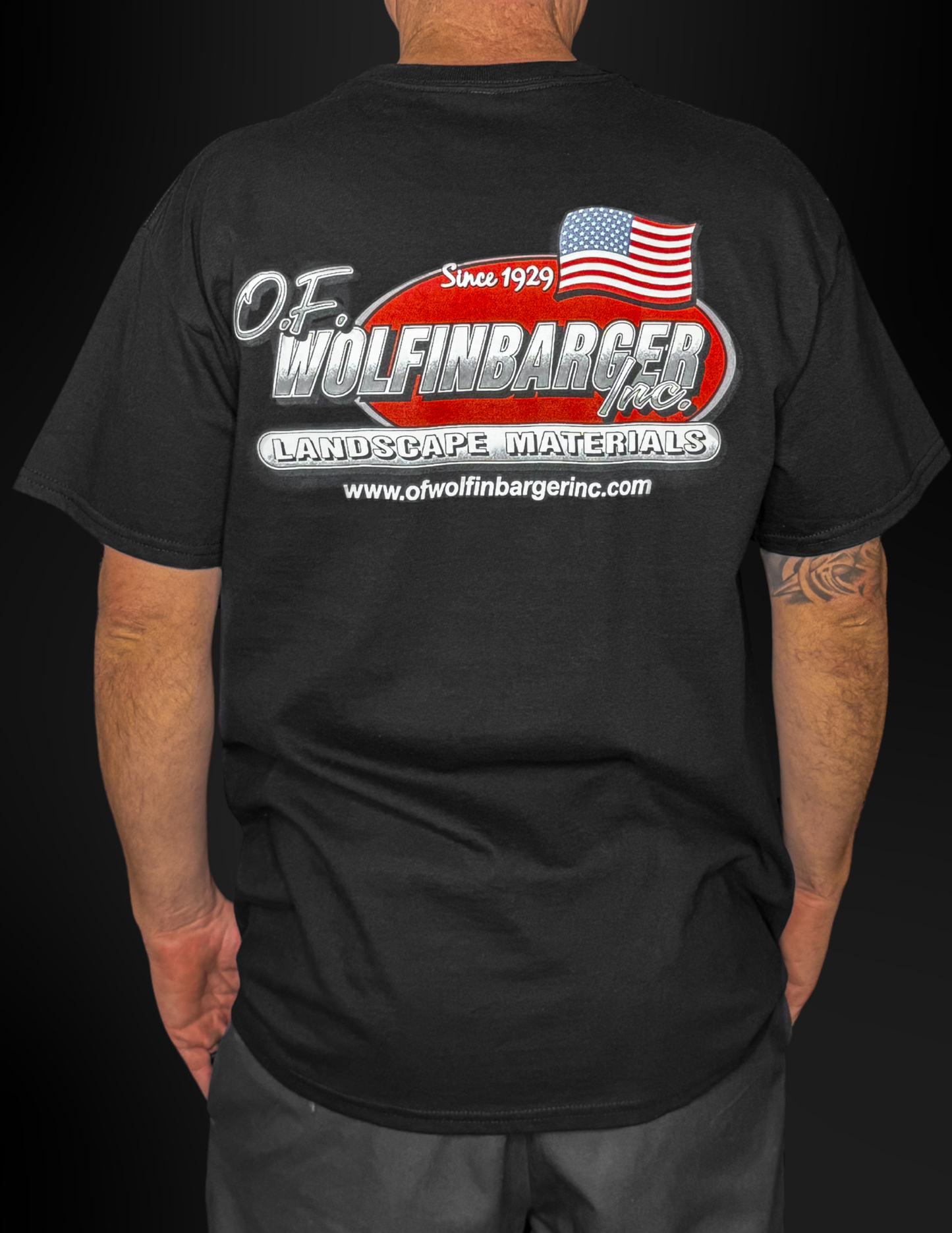 O.F. Wolfinbarger Black T-Shirt